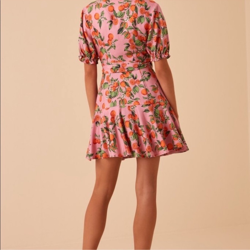 Finders keepers Aranciata pink wrap dress size small - Picture 3 of 15